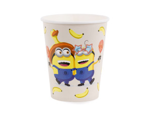 6szt Kubeczki Minionki, 250 ml, mix