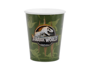 6szt Kubeczki Jurassic World, 250 ml, mix