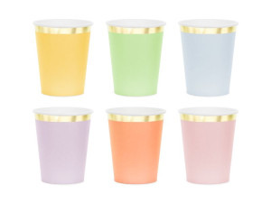 6szt kubeczki, mix, 220 ml