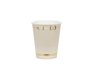 6szt kubeczki Strzemiona, beż, 220 ml