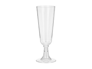8szt Kieliszki plastikowe do szampana, 150 ml