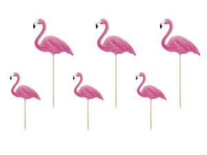 6szt Toppery Aloha - Flamingi, 15-23,5cm