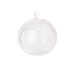 4szt świeczniki kule szklane 10cm
