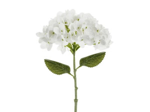 Sztuczny Kwiat - Hortensja, 35 cm, biały