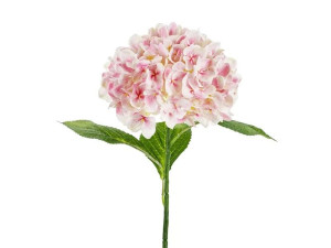 Sztuczny Kwiat - Hortensja Premium, 69 cm, jasny r