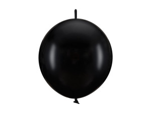 20szt Balony z łącznikiem, 28cm, Pastel Black