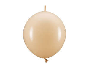 20szt Balony z łącznikiem, 33 cm, nude