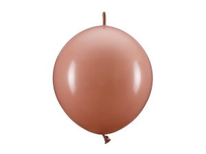 20szt Balony z łącznikiem, 33 cm, brudny róż
