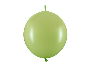 20szt Balony z łącznikiem, 33 cm, oliwkowy
