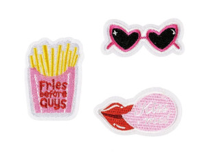 Naprasowanki Kiss me mix 4.5-6.5x3-6 cm