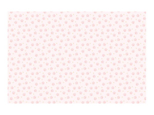 Obrus papierowy Łapki, mix, 180x120 cm