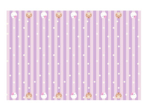 Obrus papierowy Koci Domek Gabi, mix, 180 x 120 cm