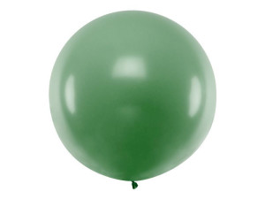 balon kula olbrzym 1m pastel dark green