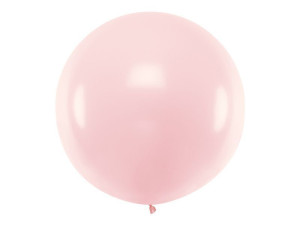 balon kula olbrzym 1m Pastel pale pink