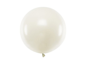 Balon okrągły 60 cm Pastel Light Cream