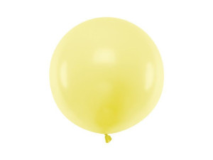 balon kula gigant 60cm Pastel Light Yellow