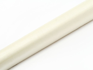 organza gładka 36cm*9m j. kremowy