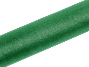 organza gładka 16cm*9m sz. zieleń