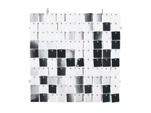 panele cekinowe błyszczące 30*30cm srebrne