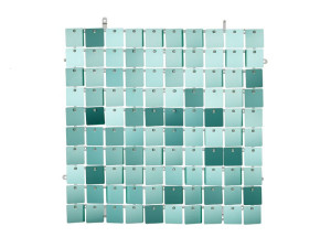 panele cekinowe satynowe 30*30cm bladoturkusowe