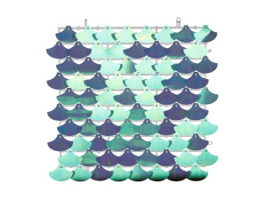 panele cekinowe łuski 30*30cm turkus opalizujące