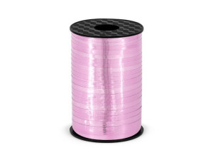 wstążka do balonów plastikowa 5mm*225m różowa