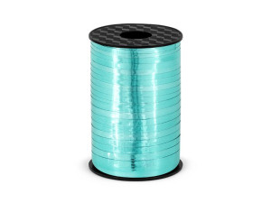 wstążka do balonów plastikowa 5mm*225m turkus