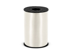 wstążka do balonów plastikowa 5mm*225m biała