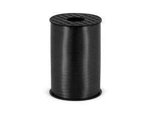 wstążka plastikowa do balonów 5mm*225m czarna