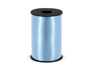 wstążka do balonów plastikowa 5mm*225m błękitna
