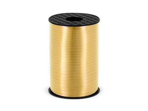 wstążka do balonów plastikowa 5mm*225m złota