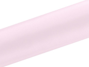satyna gładka 16cm*9m jasnorózowa