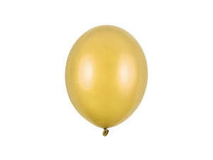100szt Balony Strong 23cm, Metallic Gold