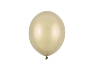 100szt Balony Strong 23 cm, Metallic Cold Gold