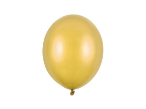 10szt Balony Strong 27cm, Metallic Gold