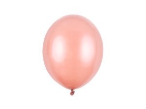 100szt Balony Strong 27cm, Metallic Rose Gold