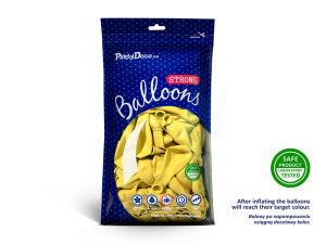 100szt Balony Strong 27cm, Pastel Lemon Zest