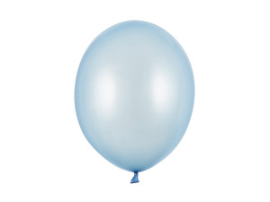50szt balony Strong 30cm Metallic baby blue