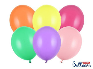 100szt balony Strong 30cm Pastel Mix