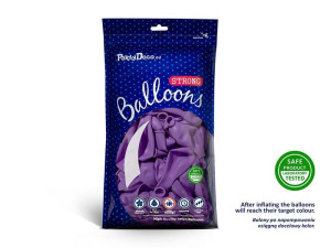 50szt balony 30cm pastelowe lawendowe