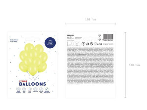 10szt balony Strong 30cm Pastel Lemon Zest