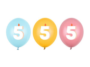 50szt balony 30cm 5, mix