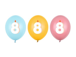 50szt balony 30cm 8, mix