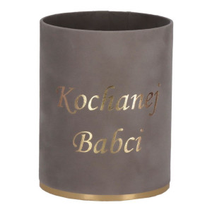 flowerbox welur ...Babci wys:13 szer:10 beżowy
