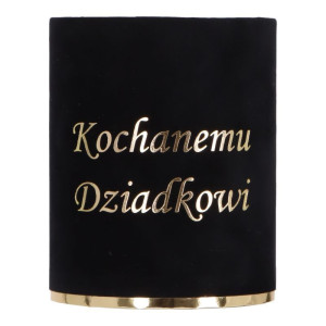 flowerbox welur ...Dziadkowi wys:13 szer:10 czarny