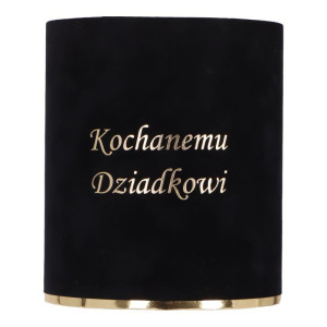flowerbox welur ...Dziadkowi wys:18 szer:15 czarny