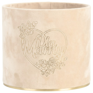 flowerbox Dla Mamy wys:13 szer:15 welur ecru