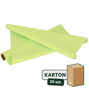 30szt folie satynowe (FM) w kropki czarne 50cm*8,5