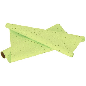 folia satynowa (FM) w kropki czarne 50cm*8,5m