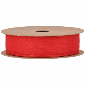 wstążka CARNIVAL 25mm*15m RED